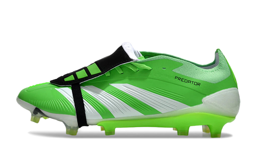 Chuteira Adidas Predator Elite Campo FG - Verde/Branco/Preto