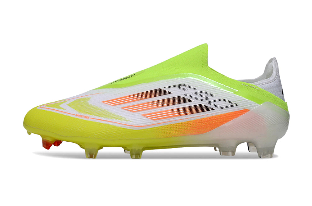 Chuteira Adidas F50 X Laceless Campo - Verde/Branco