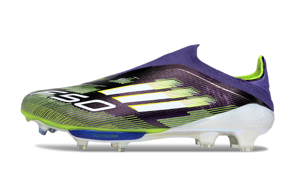Chuteira Adidas F50+ Elite Campo - Roxo/Verde