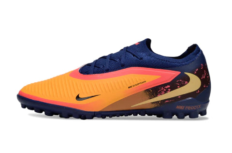 Chuteira Nike Phantom ReactX 6 Pro Society TF - Laranja/Azul