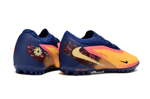 Chuteira Nike Phantom ReactX 6 Pro Society TF - Laranja/Azul
