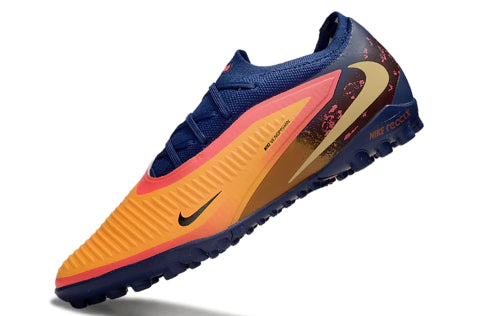 Chuteira Nike Phantom ReactX 6 Pro Society TF - Laranja/Azul