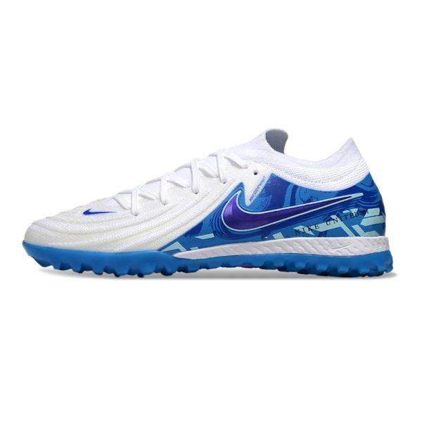 Chuteira Nike Phantom GX 2 Elite Society TF - Branco/Azul