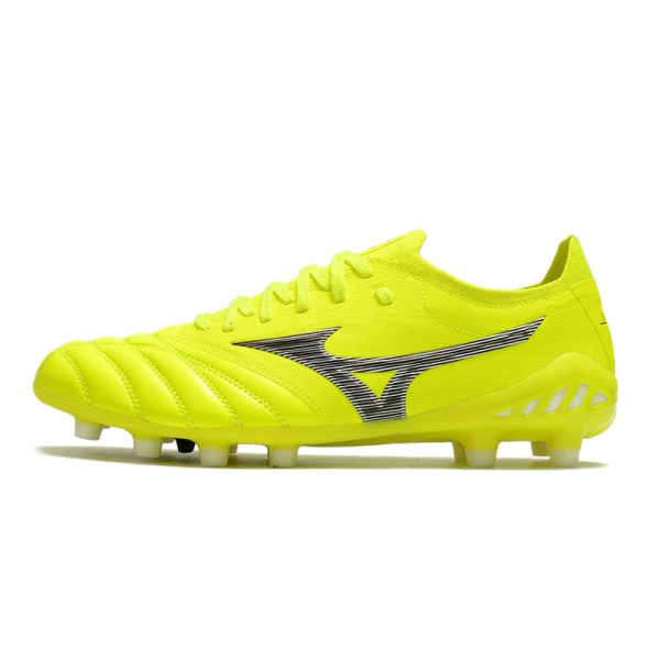 Chuteira Mizuno Morelia Neo 3 Campo FG - Amarelo/Preto
