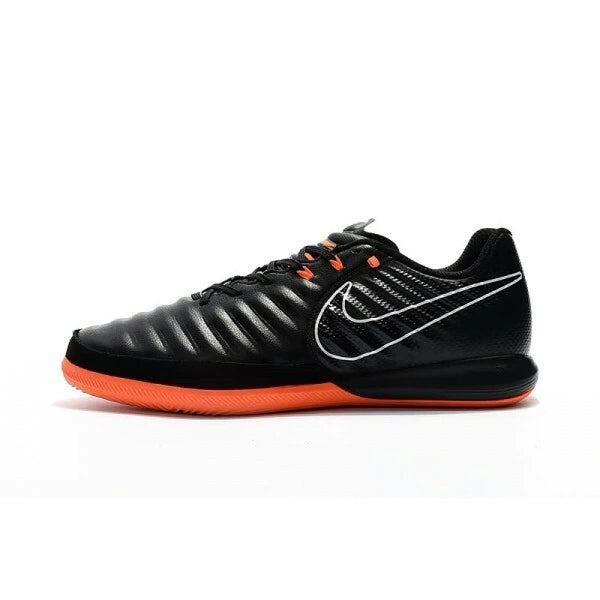 Chuteira Nike Tiempo Legend 7 Finale Futsal - Preto/Laranja