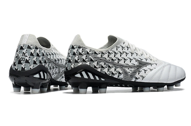 Chuteira Mizuno Morelia Neo 3 Campo FG - Preto/Branco