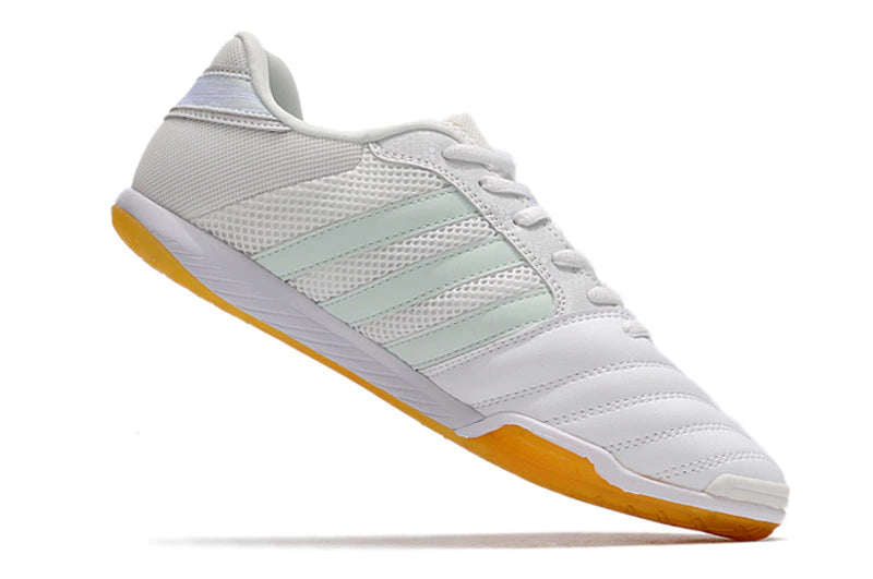 Chuteira Adidas Top Sala Futsal - Branco/Marrom