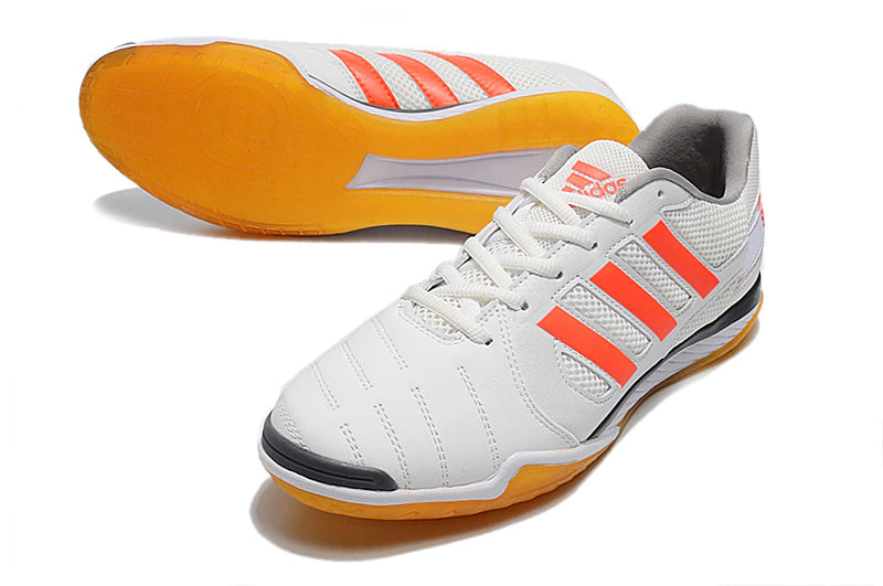 Chuteira Adidas Top Sala Futsal - Branco/Vermelho
