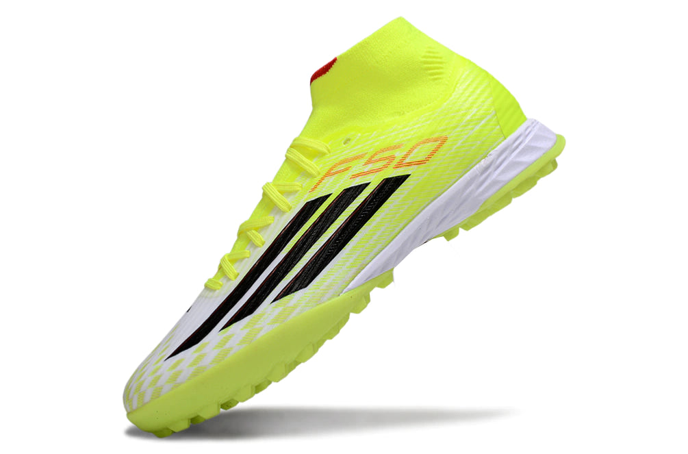 Chuteira Adidas F50 League Botinha Society - Amarelo