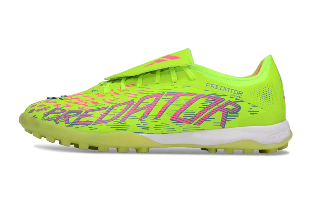 Chuteira Adidas Predator Tongue Elite 25 Society "Mystic Victory"