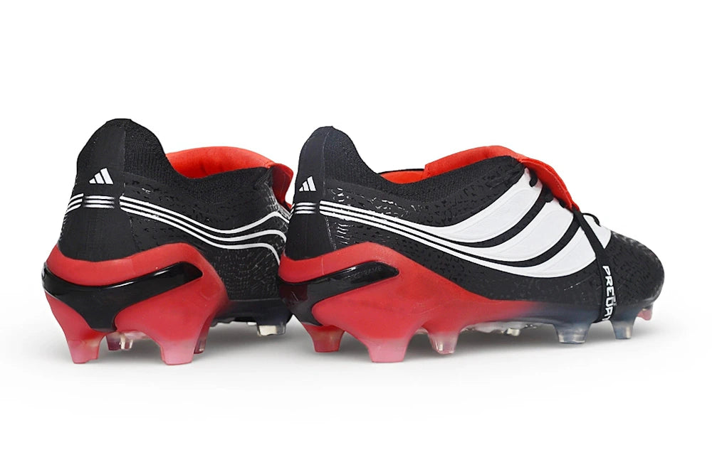 Chuteira Adidas Predator Tongue Elite 27 FG - Preto/Vermelho