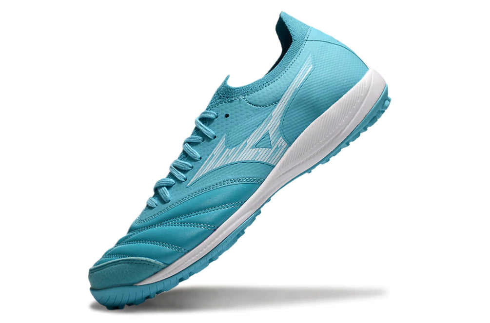 Chuteira Miuzno Morelia Neo Sala β Society - Azul/Branco
