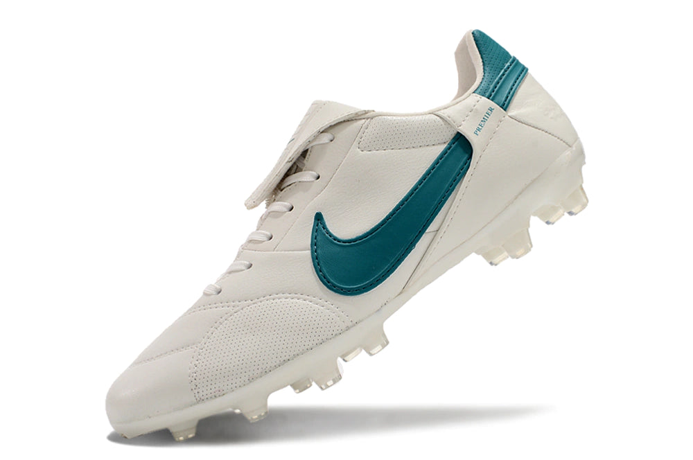 Chuteira Nike Premier 3 FG - Bege/Verde