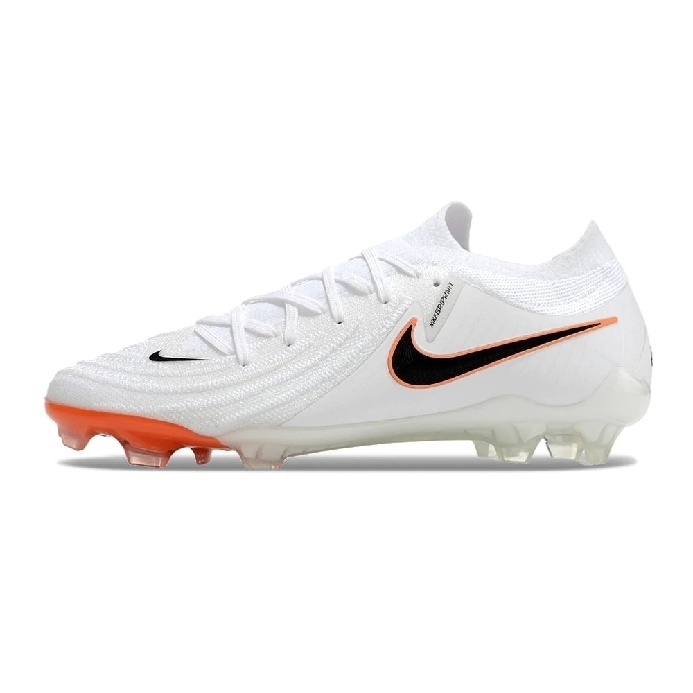 Chuteira Nike Phantom GX2 Elite Campo FG - Branco/Laranja
