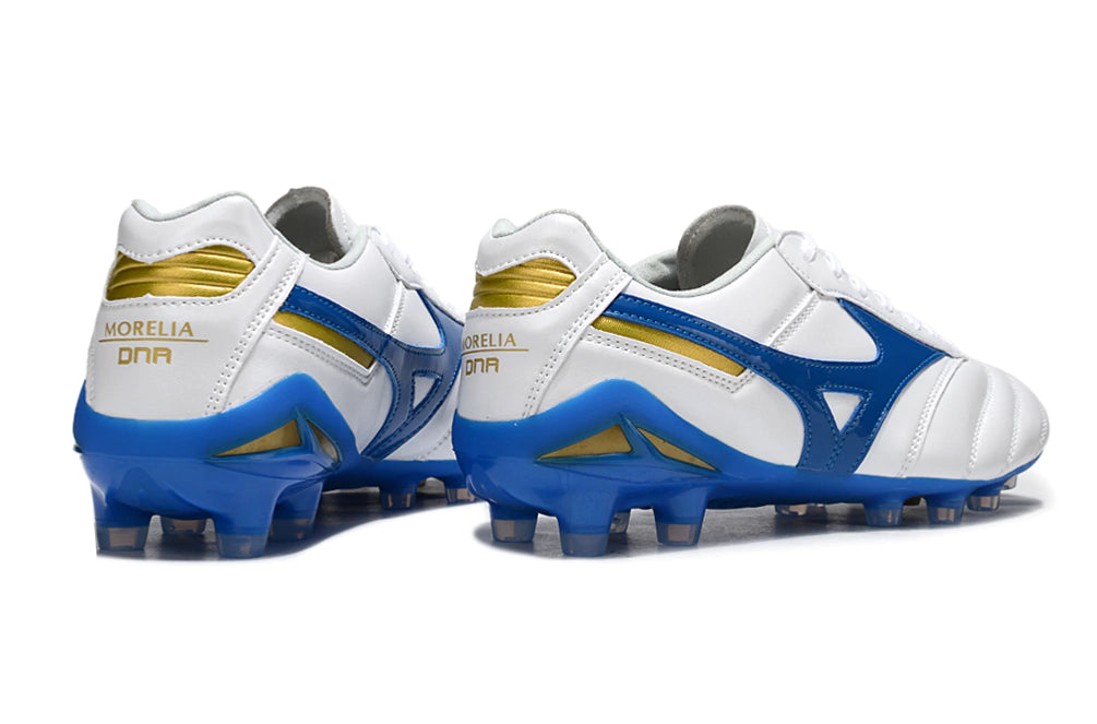 Chuteira Mizuno Morelia Neo Campo - Branco/Azul