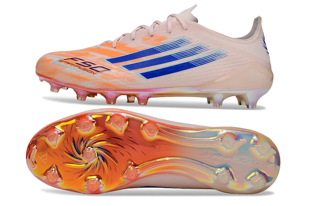 Chuteira Adidas F50 X Campo - Rosa/Laranja
