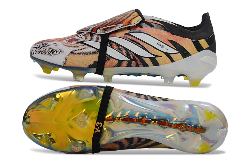 Chuteira Adidas Predator Tongue 26 Elite FG - Tigre