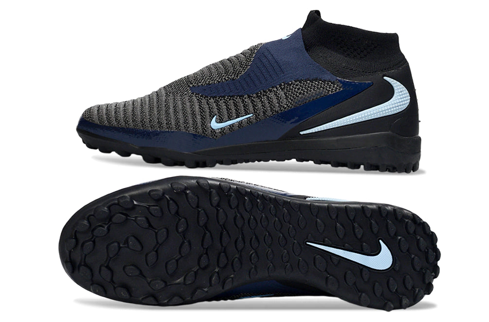 Chuteira Nike Phantom ReactX 6 Pro Botinha Society TF - Azul