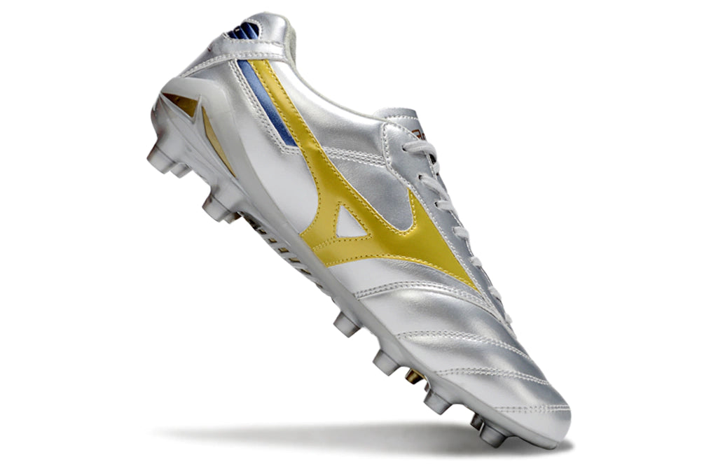 Chuteira Mizuno Morelia Neo Campo -Prata