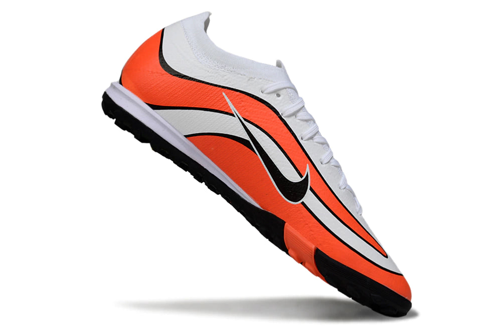 Chuteira Nike Mercurial Vapor 16 Elite Society - Branco/Laranja