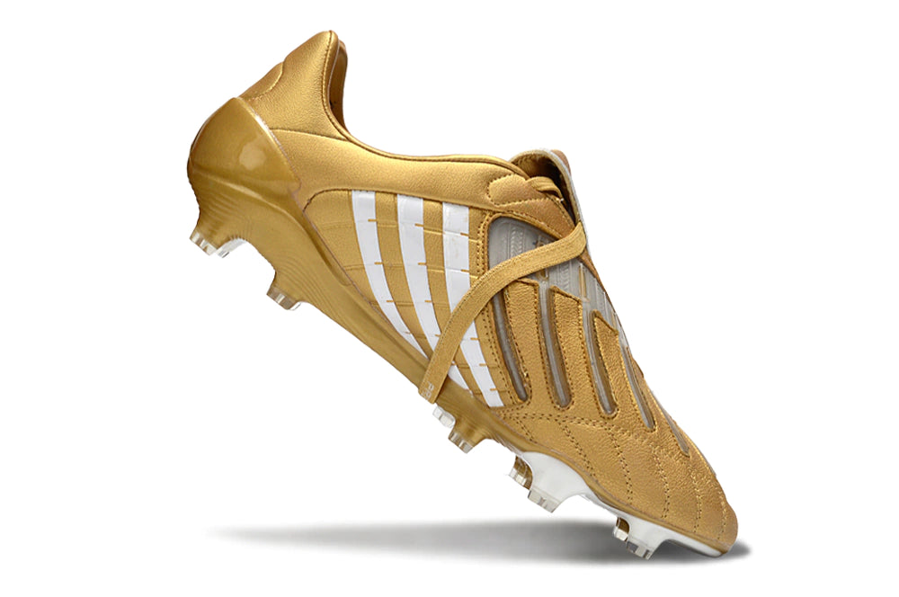 Chuteira Adidas Predator Accelerator FG - Dourado