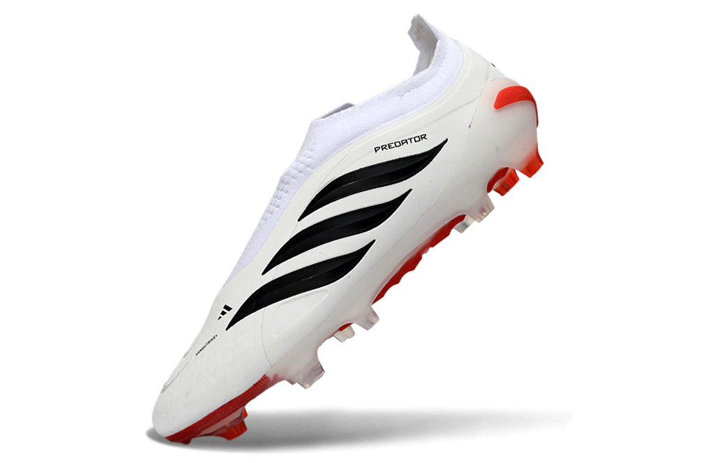 Chuteira Adidas Predator Laceless 26 Elite FG - Branco