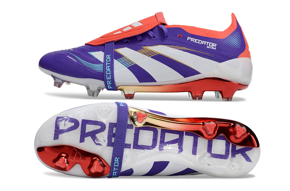 Chuteira Adidas Predator Elite Tongue 25 Campo FG - Roxo