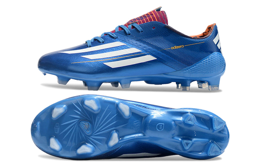 Chuteira Adidas F50 X Campo - Azul/Branco