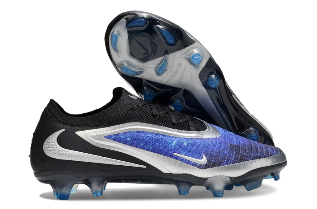 Chuteira Campo NIKE Phantom 6 Elite FG - Azul/Preto