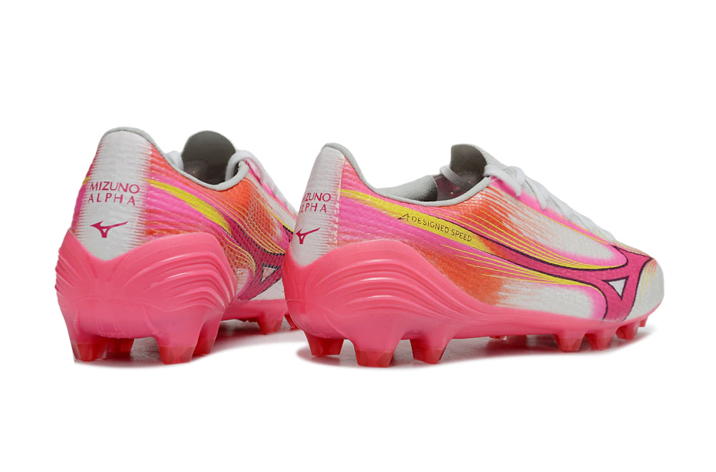 Chuteira Mizuno Alpha Japan 3 FG - Rosa