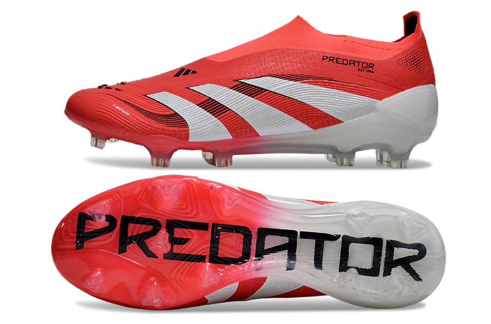 Chuteira Adidas Predator Elite 25 Laceless Campo "Pure Victory"