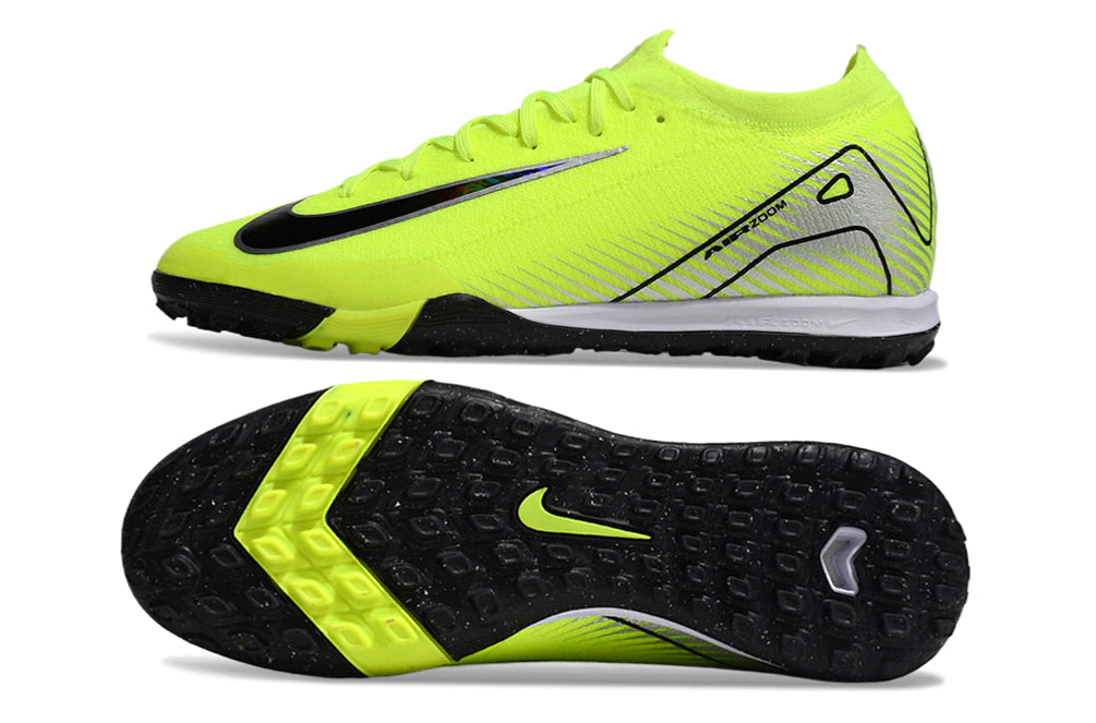 Chuteira Nike Mercurial Vapor 16 Elite Society - Verde/Preto/Prata