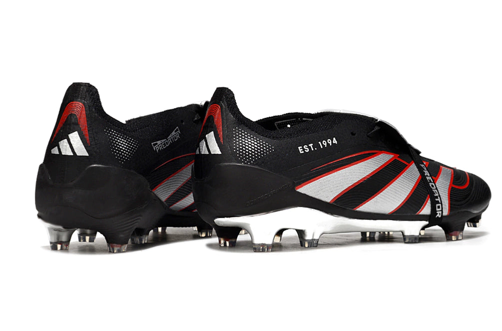 Chuteira Adidas Predator Elite Tongue 25 Campo - Preto/Branco