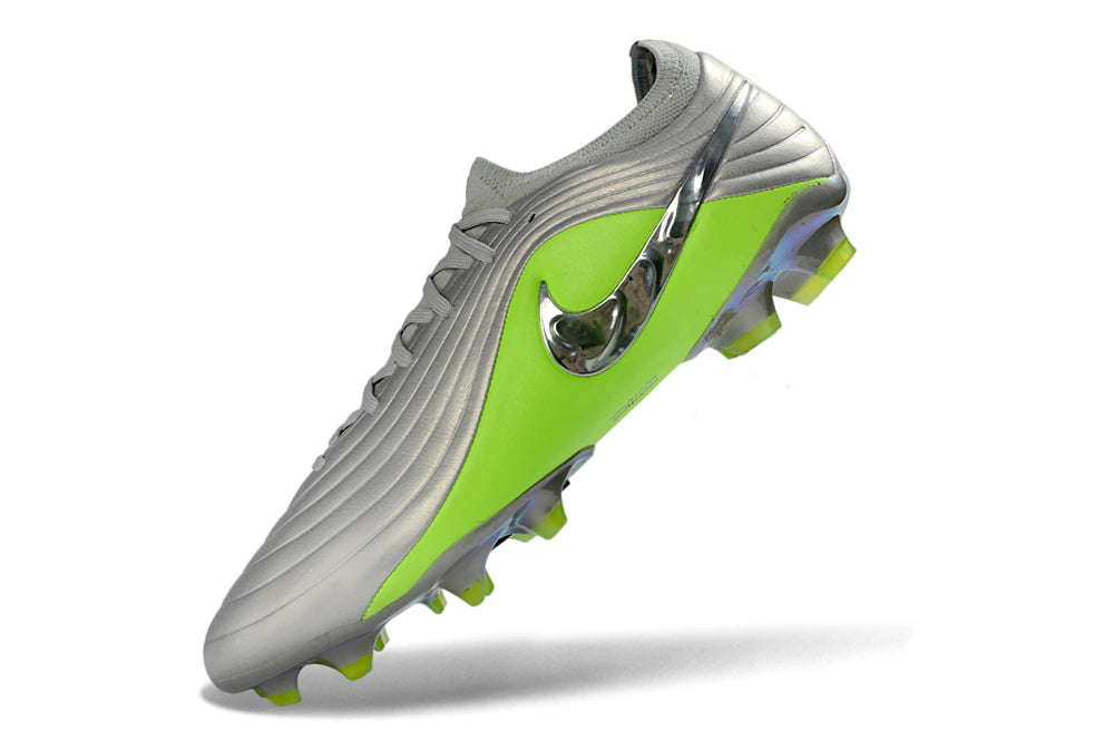 Chuteira Nike Tiempo Maestro Elite FG - Prata/Verde