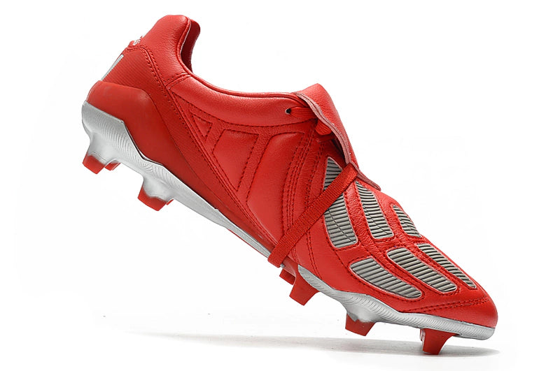 Chuteira Adidas Predator Mania FG - Vermelho/Branco