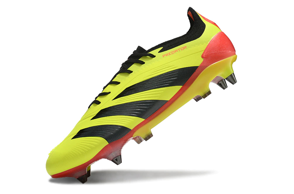 Chuteira Adidas Predator Elite SG - Amarelo/Preto/Laranja