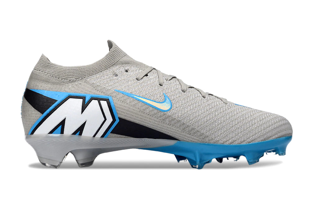 Chuteira Nike Air Zoom Mercurial Vapor 16 Elite FG - Branco/Azul