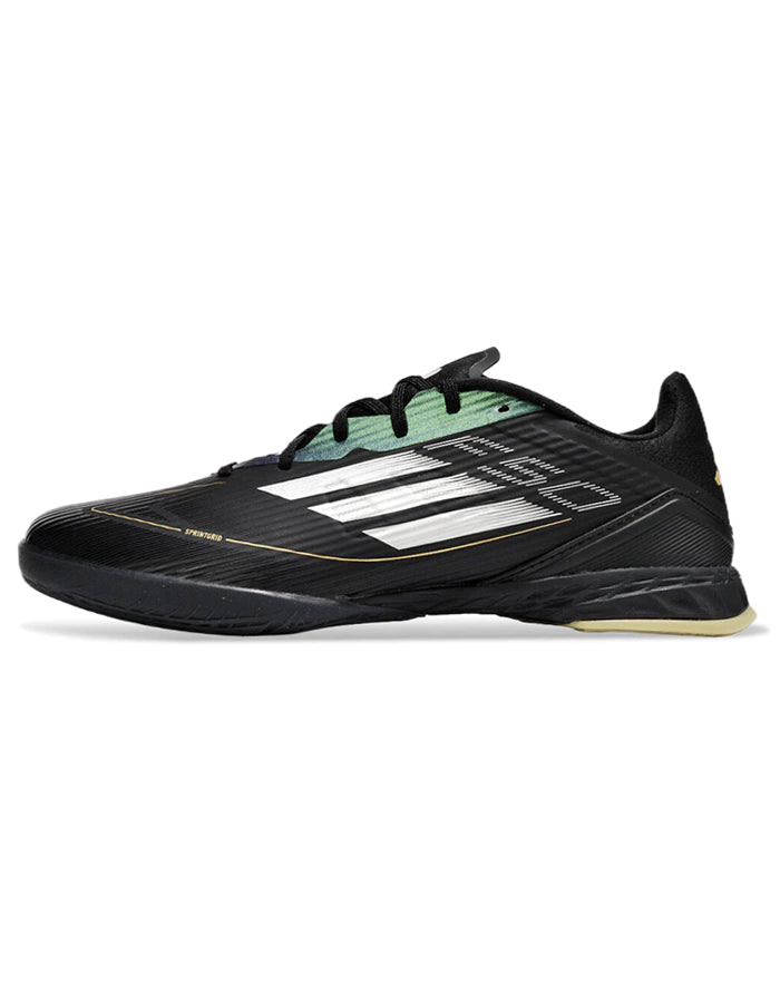 Chuteira Adidas X F50 Futsal - Preto/Branco/Verde