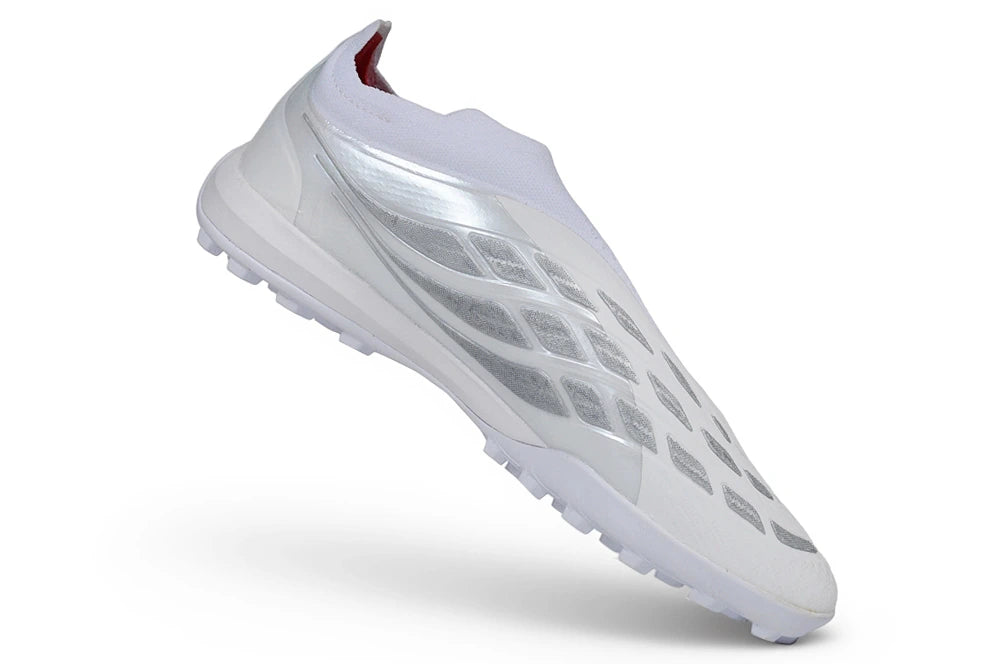 Chuteira Adidas Predator 26 Laceless TF - Branco