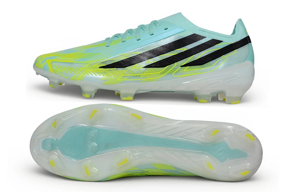 Chuteira Adidas F50 Hyperfast Eltie FG - Verde
