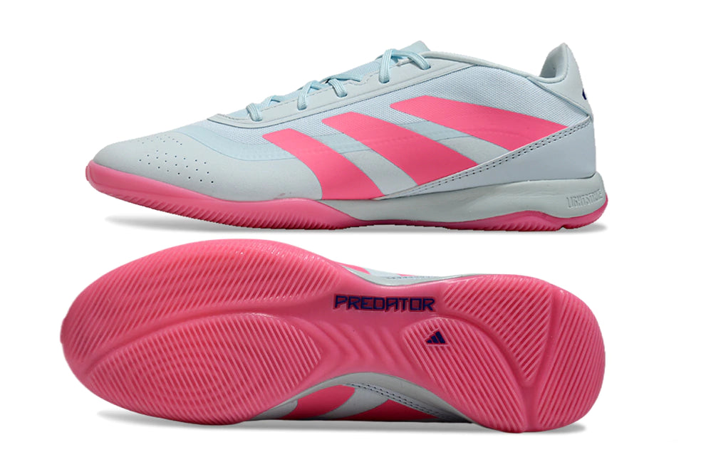 Chuteira Adidas Predator Elite Futsal - Azul/Rosa