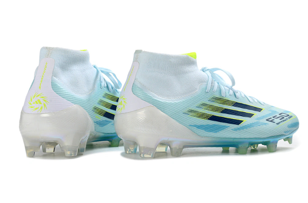 Chuteira Adidas F50 Elite Mid Campo - Azul