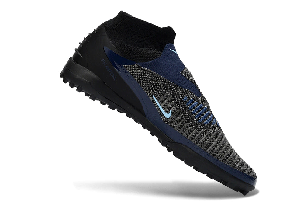 Chuteira Nike Phantom ReactX 6 Pro Botinha Society TF - Azul