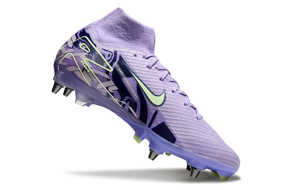 Chuteira Nike Air Zoom Mercurial Superfly 10 Elite SG - Roxo "United Pack"