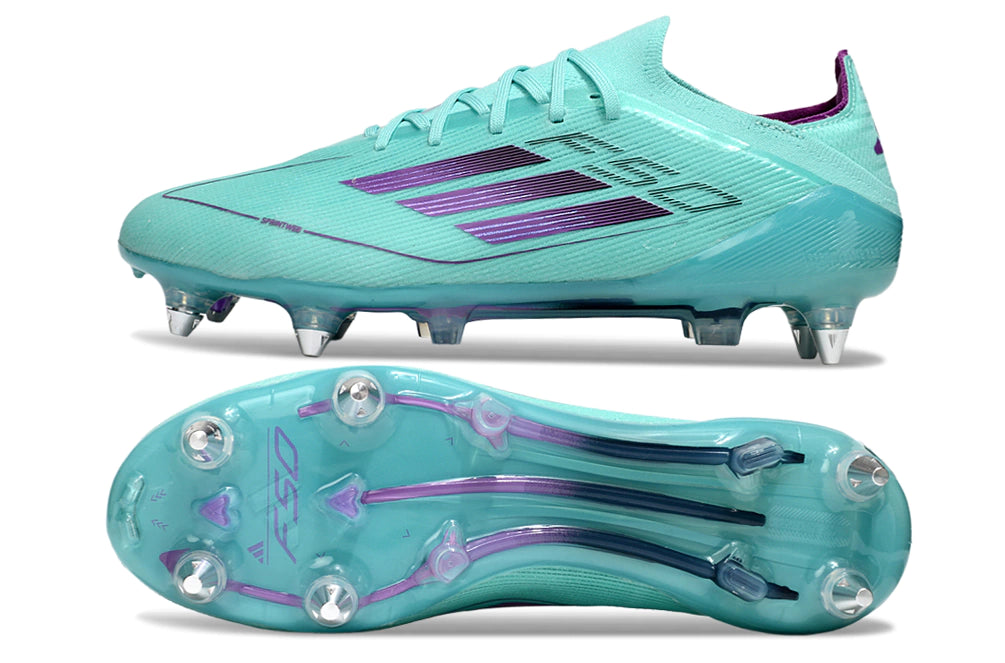 Chuteira Adidas F50 X Campo SG - Azul/Roxo