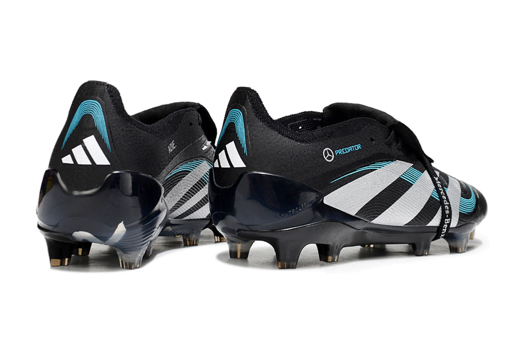 Chuteira Adidas Predator Elite Tongue 25 Campo FG - PRETO/Branco