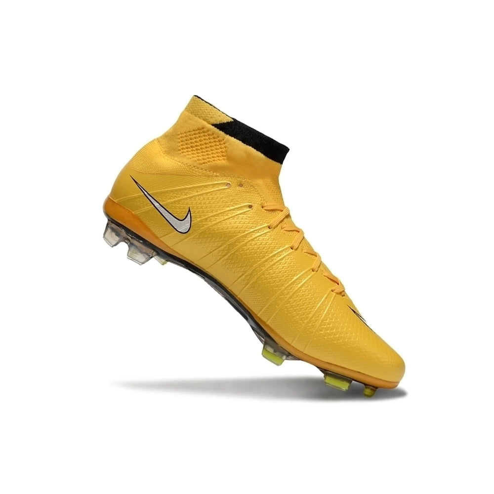 Chuteira Nike Mercurial Superfly 4 Elite Campo - Amarelo/Preto
