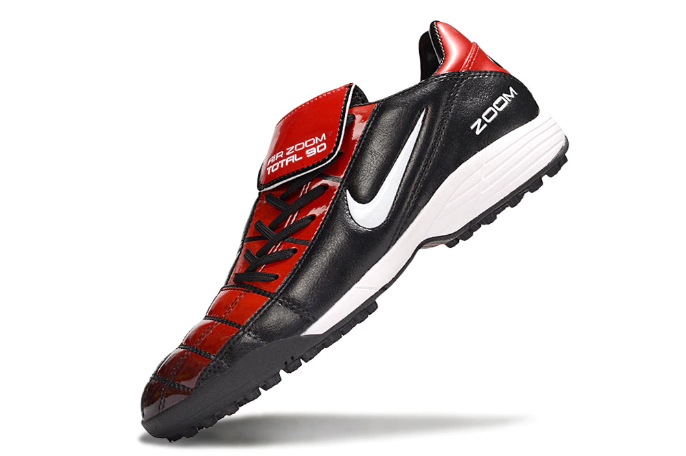 Chuteira Nike Total 90 Society - Preto/Vermelho