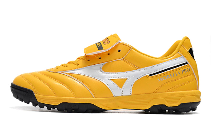 Chuteira Mizuno Morelia Neo 2 Society - Amarelo/Branco