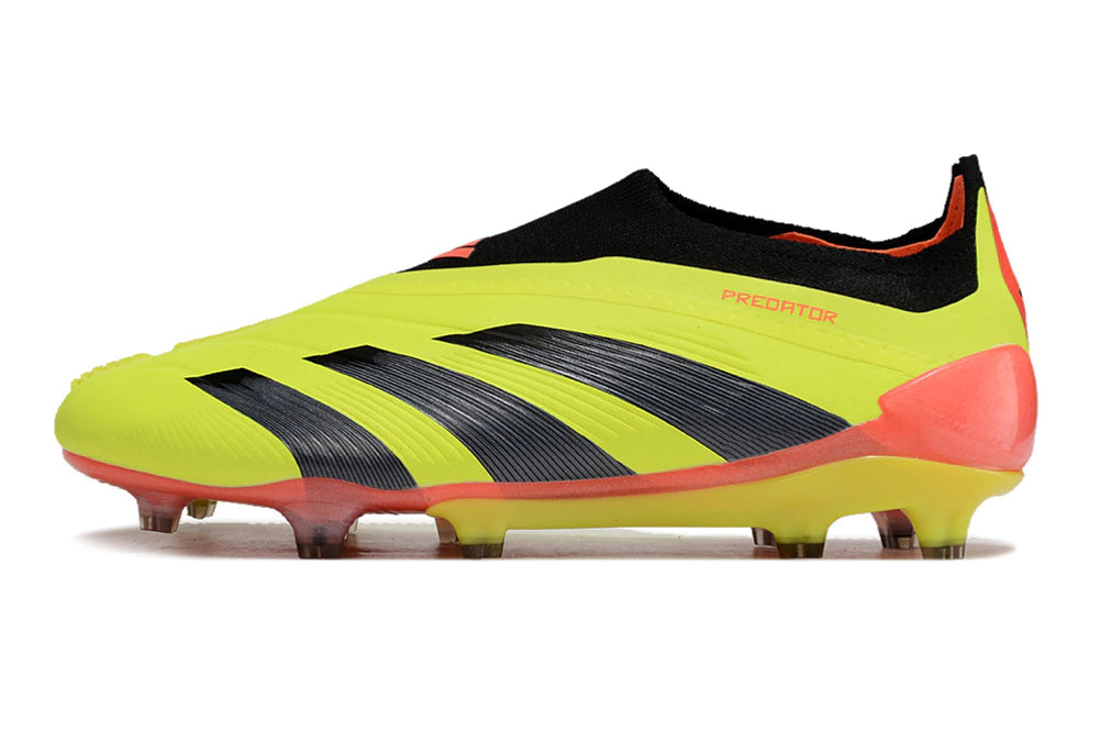 Chuteira Adidas Predstrike Elite Laceless Campo "Energy Citrus"